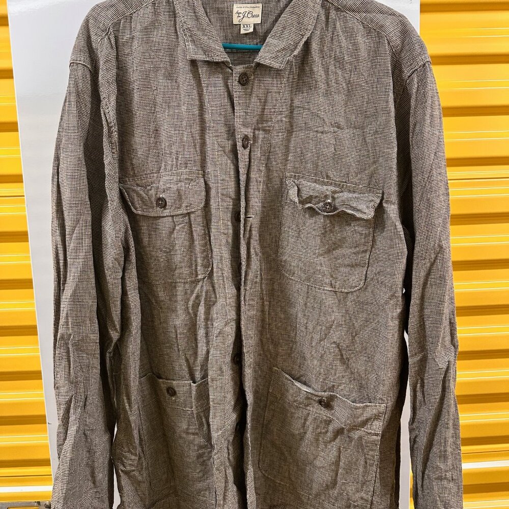 J. Crew Linen-Cotton Overshirt